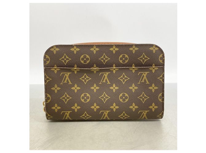 Borsa a pochette Louis Vuitton Monogram Orsay Marrone - vista 10