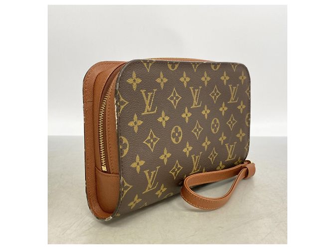 Borsa a pochette Louis Vuitton Monogram Orsay Marrone - vista 2