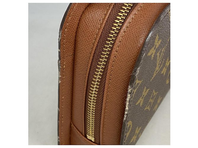 Borsa a pochette Louis Vuitton Monogram Orsay Marrone - vista 7