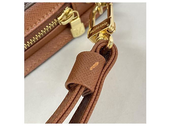 Borsa a pochette Louis Vuitton Monogram Orsay Marrone - vista 8