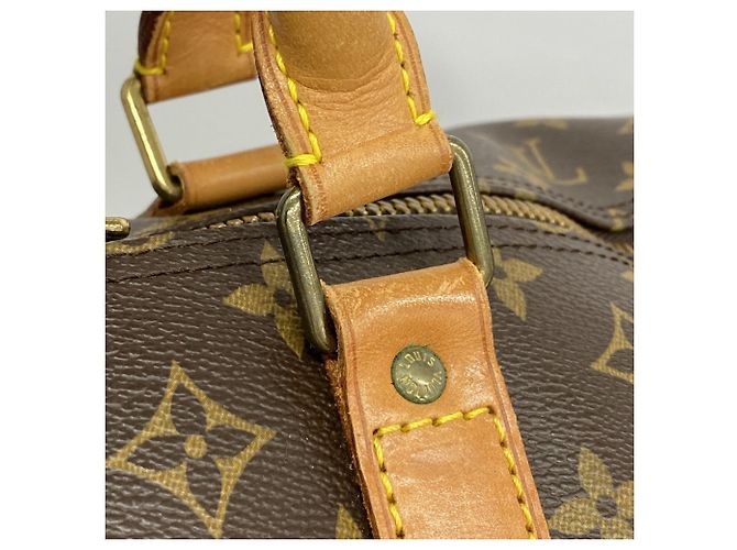 Louis Vuitton Boston Monogram Keepall Bandoulière 60 Marrone - vista 12