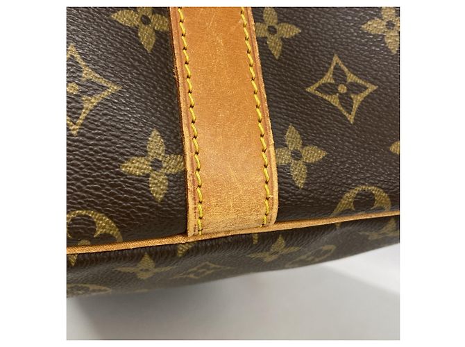 Louis Vuitton Boston Monogram Keepall Bandoulière 60 Marrone - vista 13