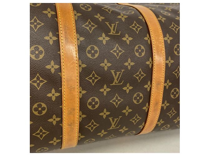 Louis Vuitton Boston Monogram Keepall Bandoulière 60 Marrone - vista 14