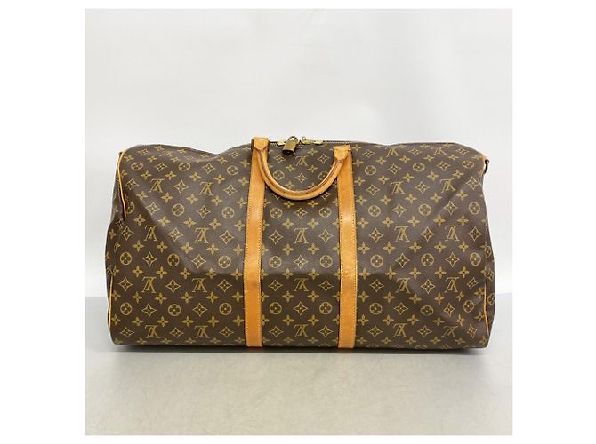 Louis Vuitton Boston Monogram Keepall Bandoulière 60 Marrone - vista 15