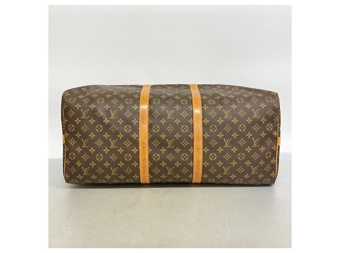 Louis Vuitton Boston Monogram Keepall Bandoulière 60 Marrone - vista 3