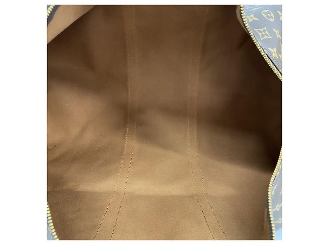 Louis Vuitton Boston Monogram Keepall Bandoulière 60 Marrone - vista 4