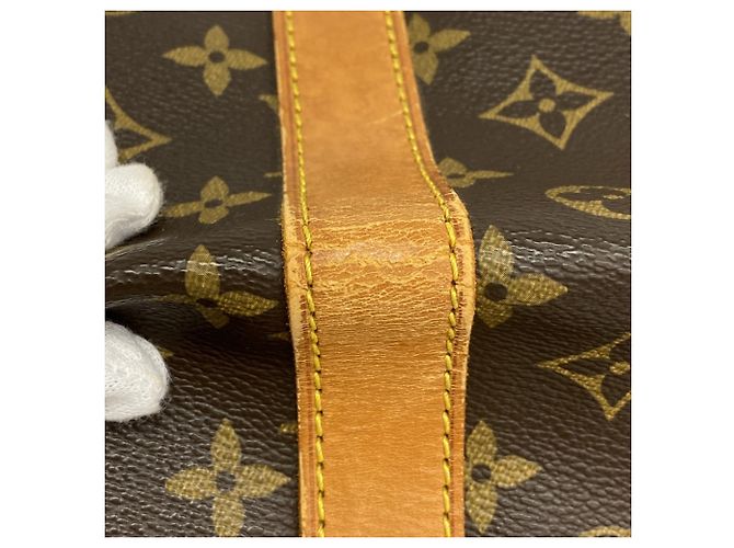 Louis Vuitton Boston Monogram Keepall Bandoulière 60 Marrone - vista 7