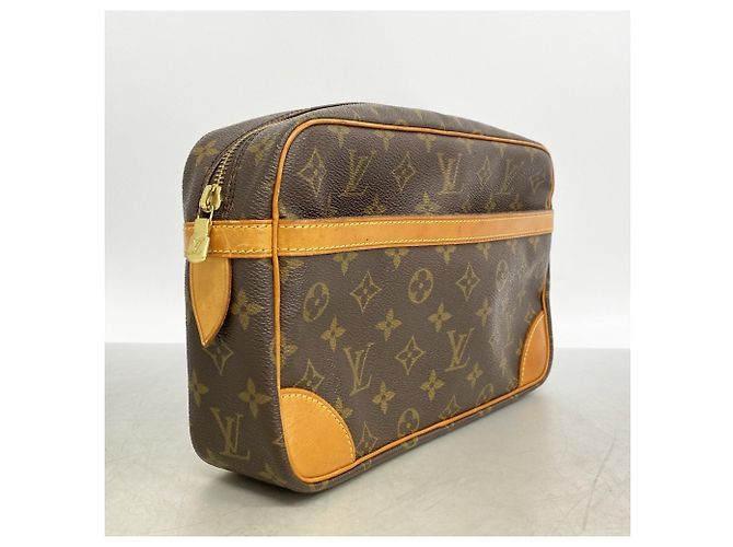 Borsa a Clutch Louis Vuitton Monogram Compiegne 28 Marrone - vista 2