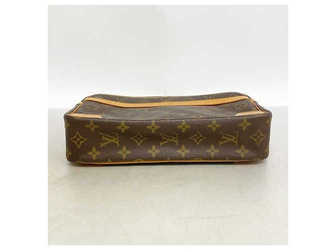 Borsa a Clutch Louis Vuitton Monogram Compiegne 28 Marrone - vista 3