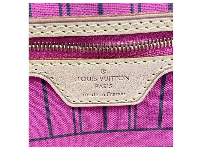 Borsa Tote Louis Vuitton Monogram Neverfull GM in Fuchsia Fuschia - vista 5