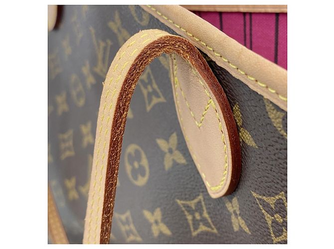 Borsa Tote Louis Vuitton Monogram Neverfull GM in Fuchsia Fuschia - vista 9