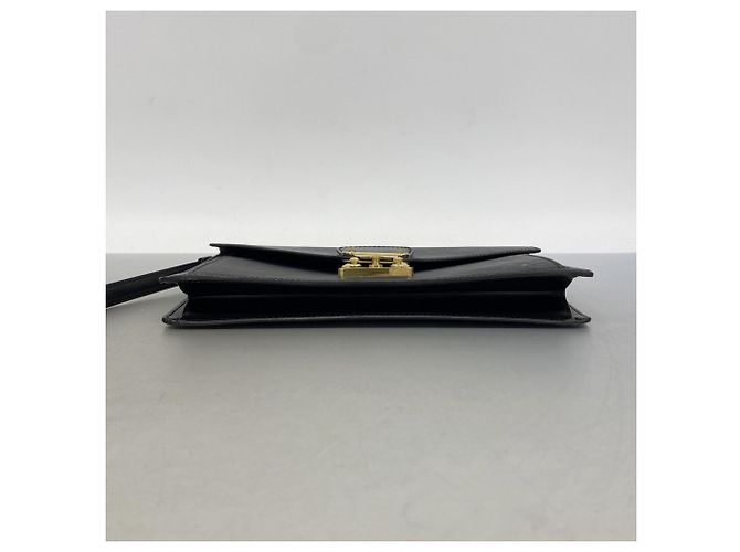 Borsa a pochette Louis Vuitton in pelle Epi Nero - vista 3