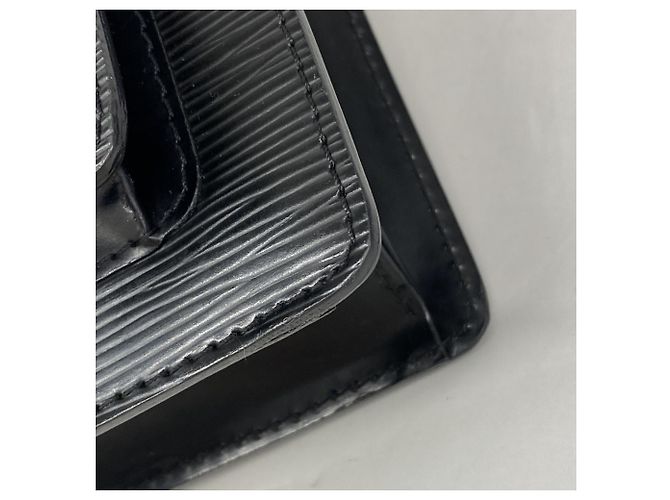 Borsa Louis Vuitton Epi Monceau 28 Nero - vista 6