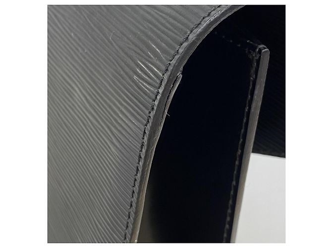 Borsa Louis Vuitton Epi Monceau 28 Nero - vista 8