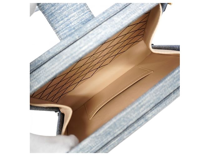Borsa a tracolla Louis Vuitton Petite Malle Blu - vista 4