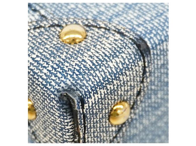 Borsa a tracolla Louis Vuitton Petite Malle Blu - vista 6