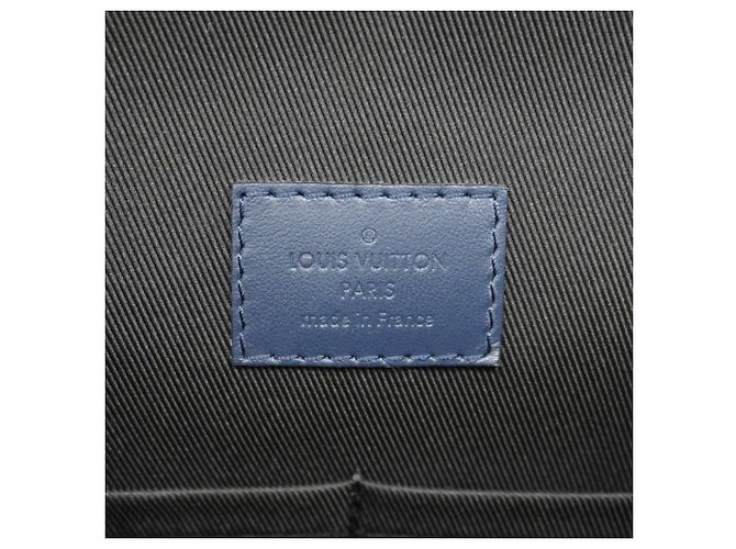 Borsa a tracolla Louis Vuitton Christopher Blu navy - vista 5