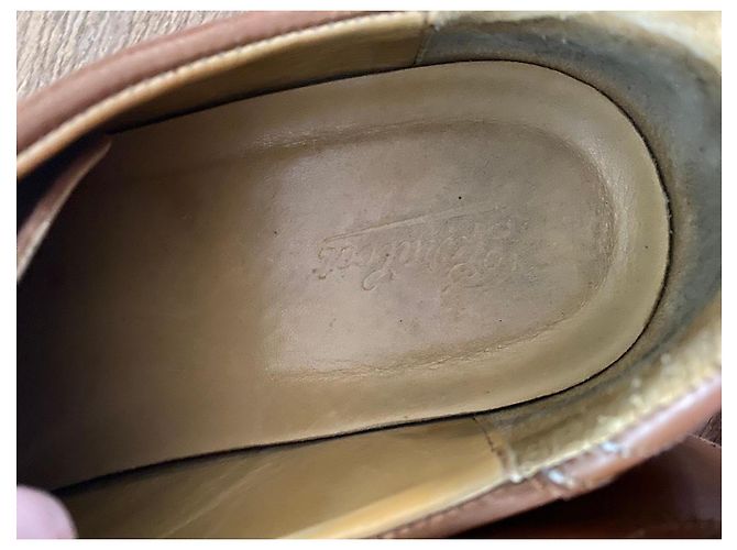 Paraboot Scarpe Oxford in pelle marrone - vista 7