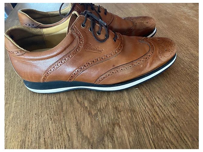 Paraboot Scarpe Oxford in pelle marrone - vista 9