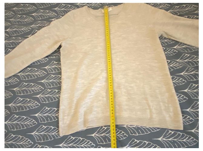 Eric Bompard Kaschmirpullover Beige 3/4-Ärmel - Ansicht 5