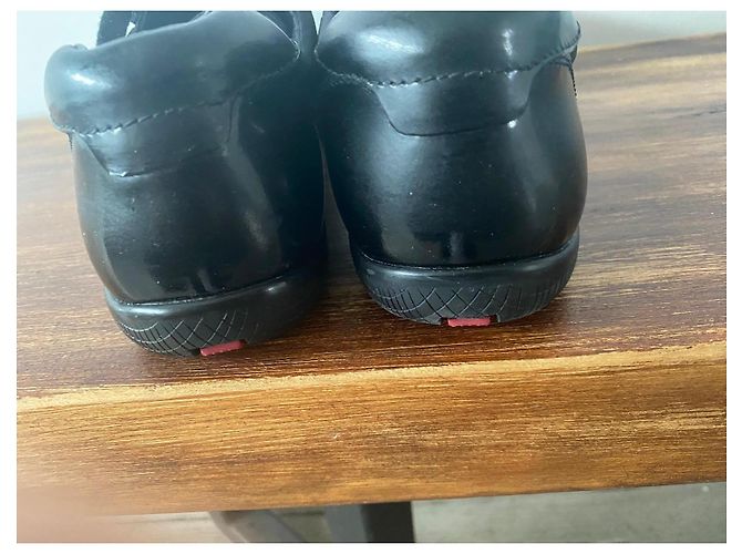 Sneakers Prada in pelle e nylon nero - vista 3