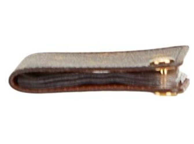 Louis Vuitton Porte Carte Credit Pression Monogram Card Case Métallisé Bronze - vue 3