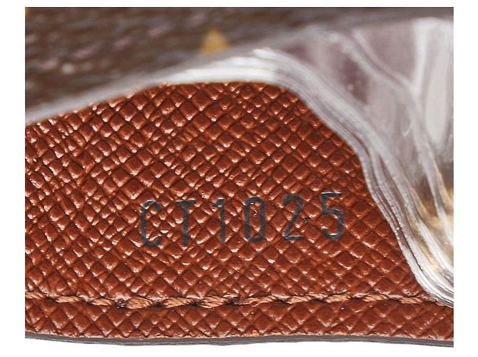Louis Vuitton Porte Carte Credit Pression Monogram Card Case Métallisé Bronze - vue 8