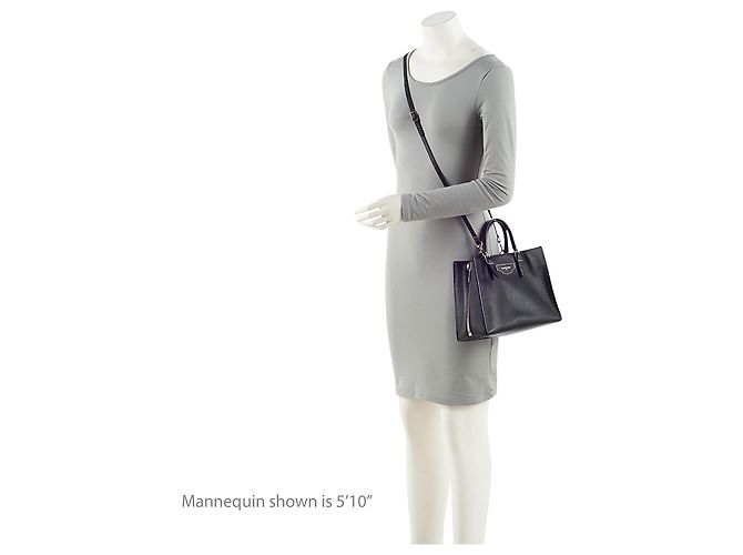 Tote Balenciaga Papier A6 Zip Around in pelle di vitello - vista 5