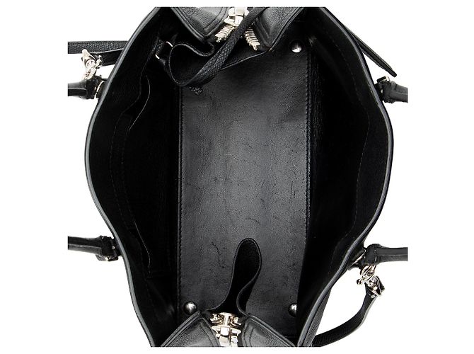 Tote Balenciaga Papier A6 Zip Around in pelle di vitello - vista 7