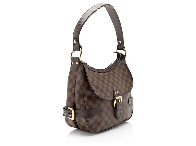 Borsa a tracolla Louis Vuitton Damier Ebene Highbury Marrone - vista 2