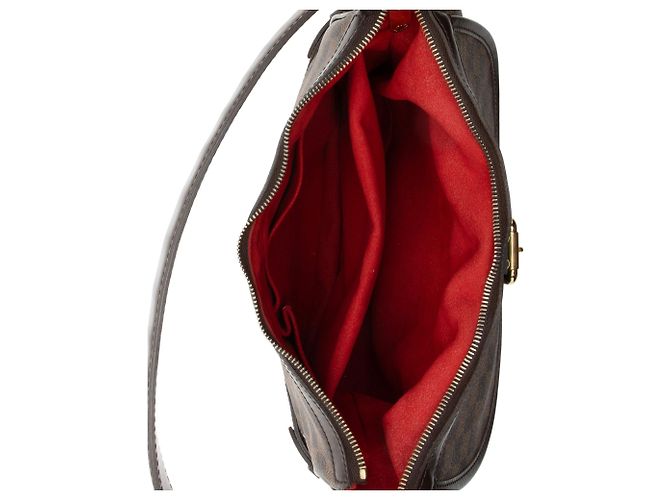 Borsa a tracolla Louis Vuitton Damier Ebene Highbury Marrone - vista 7