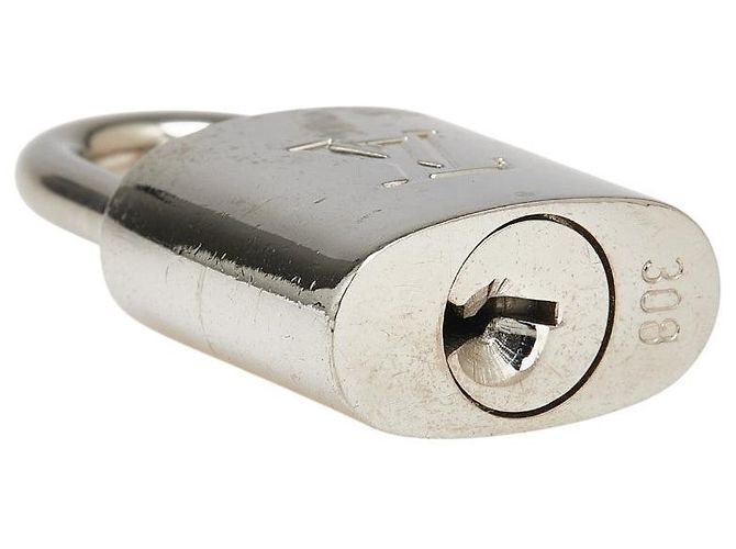 Set Chiave e Lucchetto Louis Vuitton Accessorio in Metallo Argento Metallico - vista 4