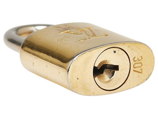 Accessorio Lucchetto Louis Vuitton D'oro Metallico - vista 4