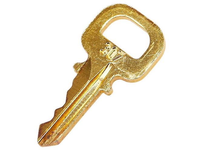 Accessorio Lucchetto Louis Vuitton D'oro Metallico - vista 5