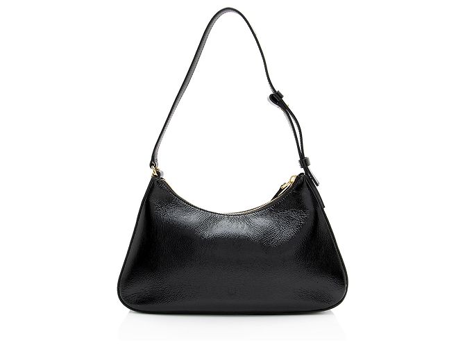 Bolsa de Ombro Small Lucky Lock em Couro Patente Grão Givenchy Preto - vista 3