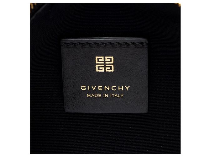 Bolsa de Ombro Small Lucky Lock em Couro Patente Grão Givenchy Preto - vista 8