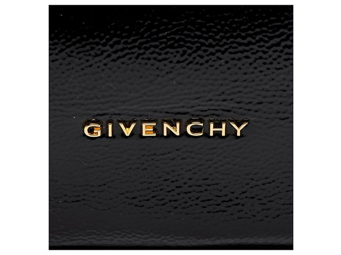 Bolsa de Ombro Small Lucky Lock em Couro Patente Grão Givenchy Preto - vista 9