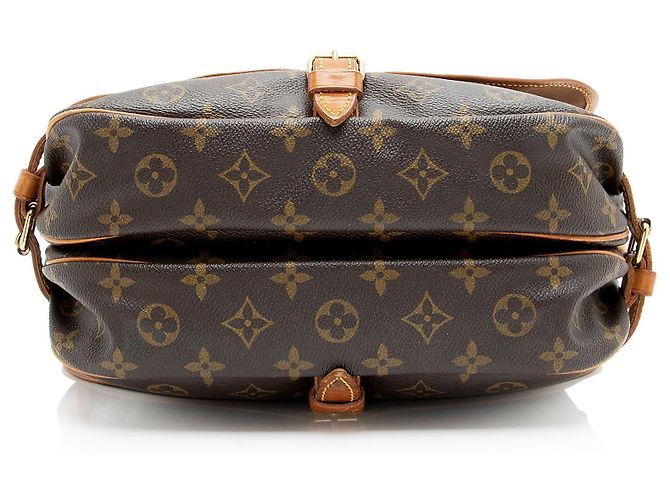 Louis Vuitton Vintage Monogram Canvas Saumur 30 Messenger Marrone - vista 4