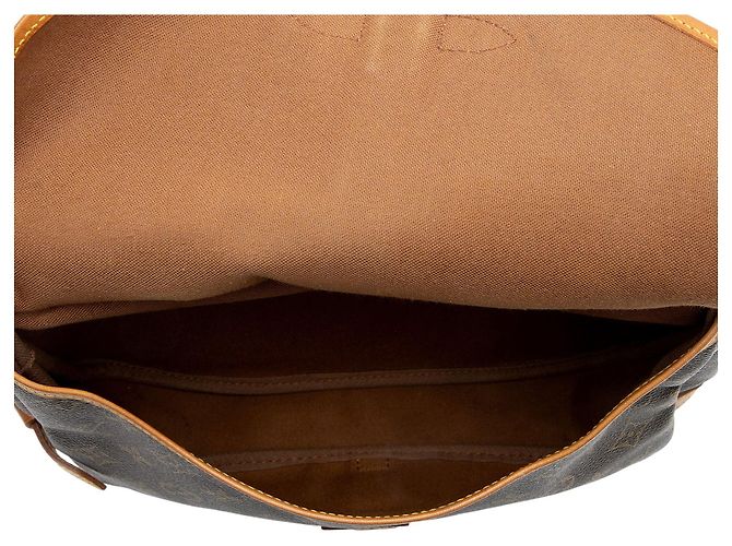 Louis Vuitton Vintage Monogram Canvas Saumur 30 Messenger Marrone - vista 7