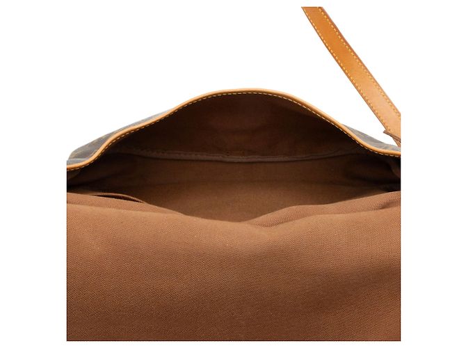 Louis Vuitton Vintage Monogram Canvas Saumur 30 Messenger Marrone - vista 8