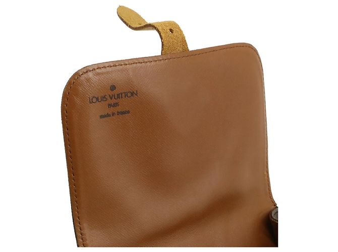 Borsa Louis Vuitton Mini Cartouchiere Marrone - vista 7