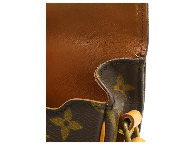 Borsa Louis Vuitton Mini Cartouchiere Marrone - vista 8