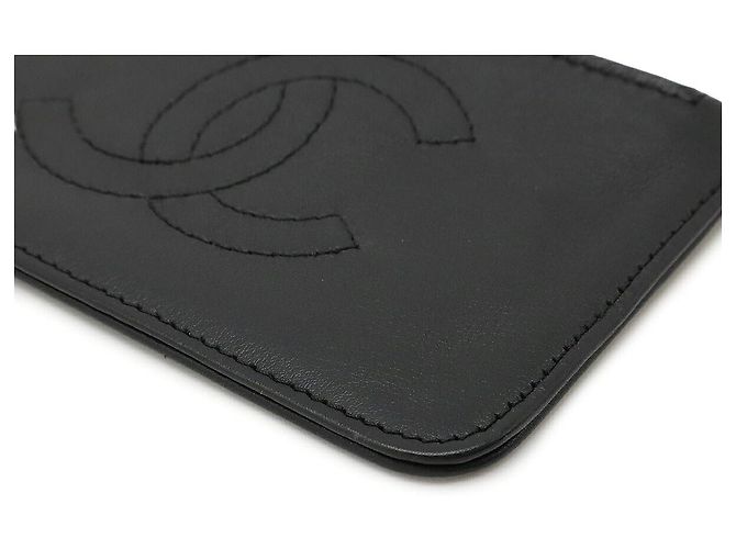 Portamonete Chanel Coco Mark Nero - vista 3