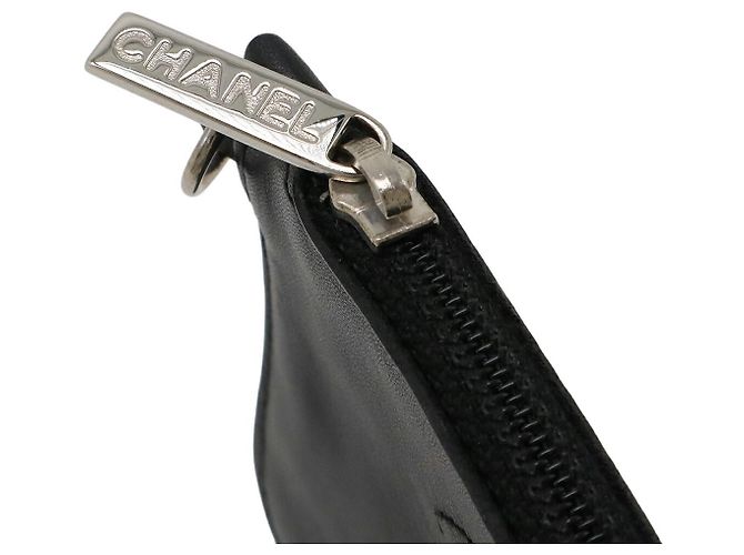 Portamonete Chanel Coco Mark Nero - vista 4