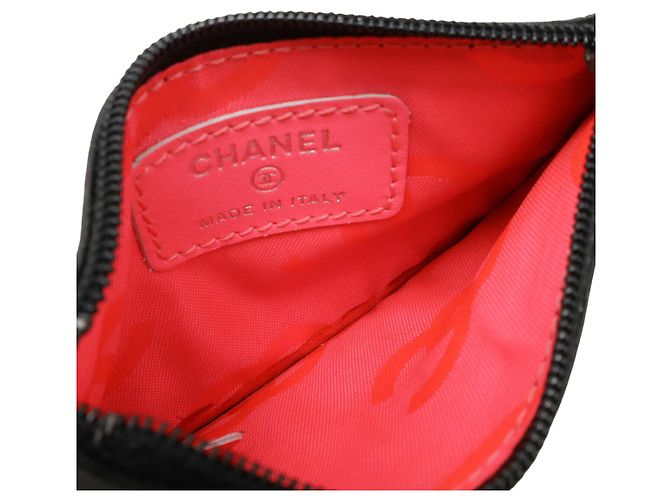 Portamonete Chanel Coco Mark Nero - vista 5