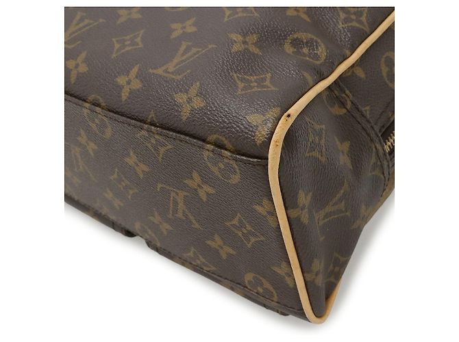 Borsa Louis Vuitton Manhattan PM Marrone - vista 3