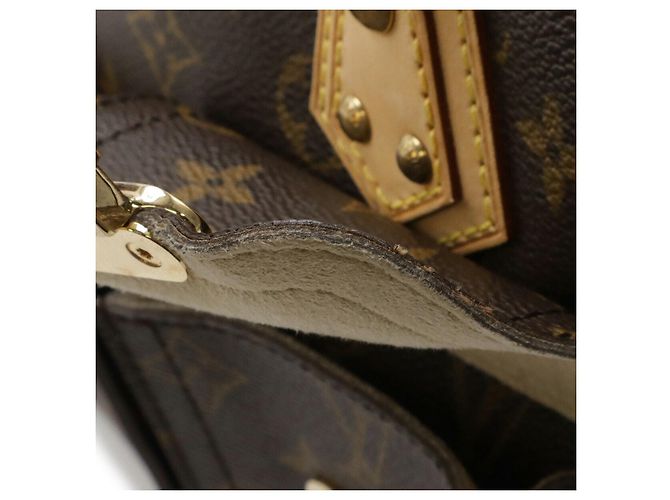 Borsa Louis Vuitton Manhattan PM Marrone - vista 9
