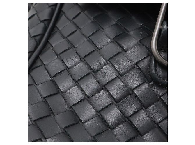 Borsa a tracolla Bottega Veneta Intrecciato Nero - vista 4