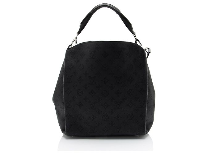 Louis Vuitton Babylone PM Satchel aus Mahina-Leder Schwarz - Ansicht 3