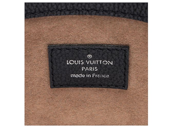 Louis Vuitton Babylone PM Satchel aus Mahina-Leder Schwarz - Ansicht 8
